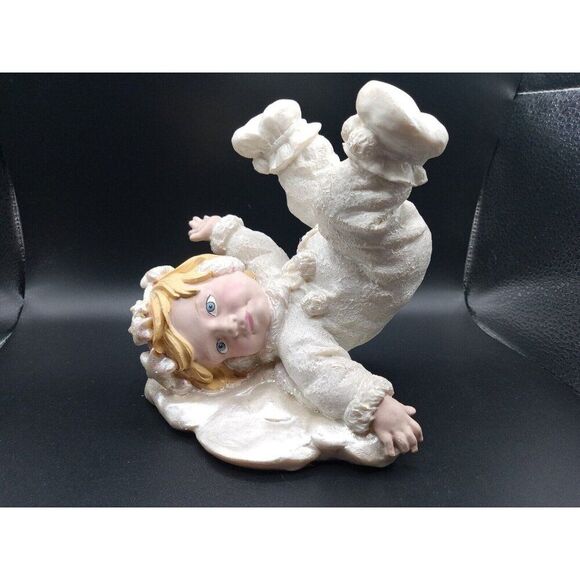 5/$25 5.5" Vintage Snow Angel Hand Painted Statue Figurine - Picture 1 of 8